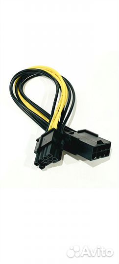 Удлинитель PCI-E (8 pin), 20см, для майнинга