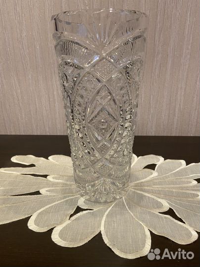 Хрустальная вазаБогемский хрусталь