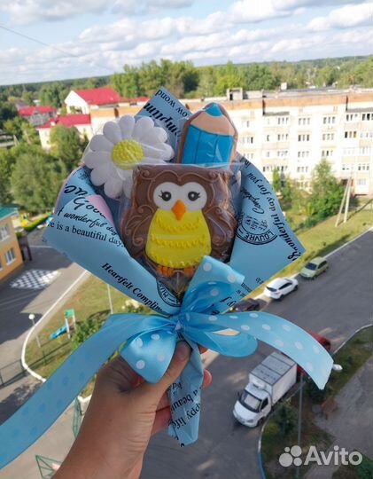 Имбирные пряники пряничные букеты на день учителя