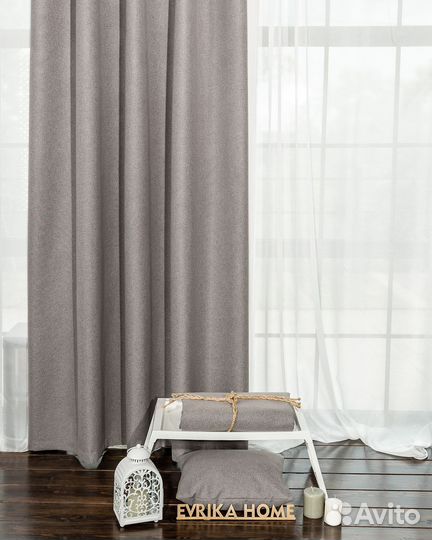 Шторы 100 блэкаут массимо турмалин новые пошив