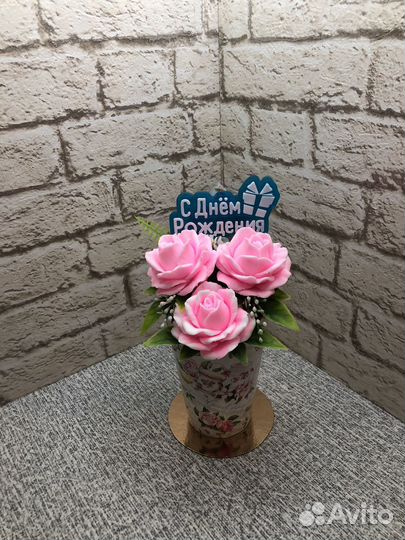 Букет из мыла