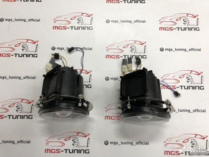 Фары Mercedes G-class w463 1989-2007гг черные