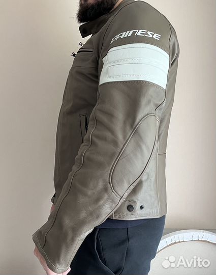 Мотокуртка кожаная мужская dainese SAN diego perf