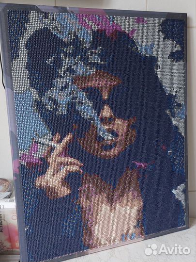 Алмазная мозаика на подрамнике готовая