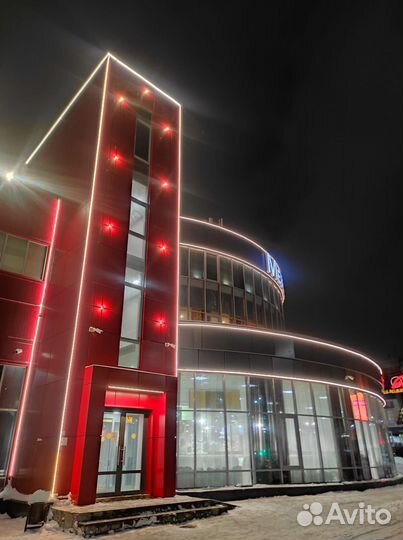 Контурное освещение магазинов