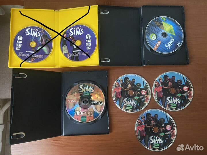 Игровые диски the sims 2 3