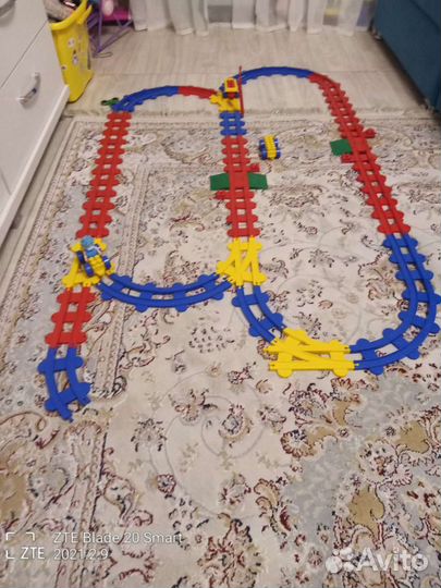 Bauer железная дорога с конструктором