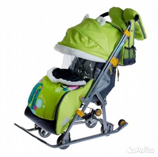 Детские санки коляска ника