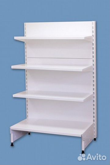 Стеллаж металлический пристенный