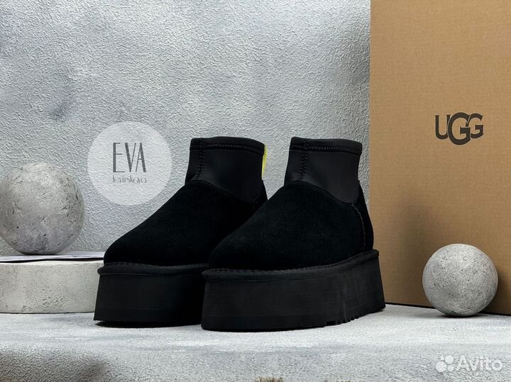 Женские угги на платформе Ugg Classic Mini Dipper