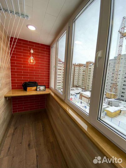 Обшивка, утепление, остекление балконов