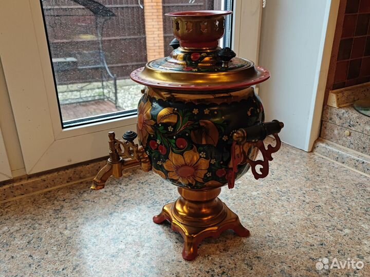 Самовар электрический хохлома