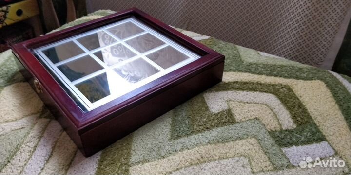 Подарочный набор рюмок крестики нолики зеркало