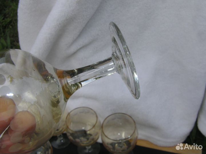 Фужеры 100 мл стекло СССР 6 штук