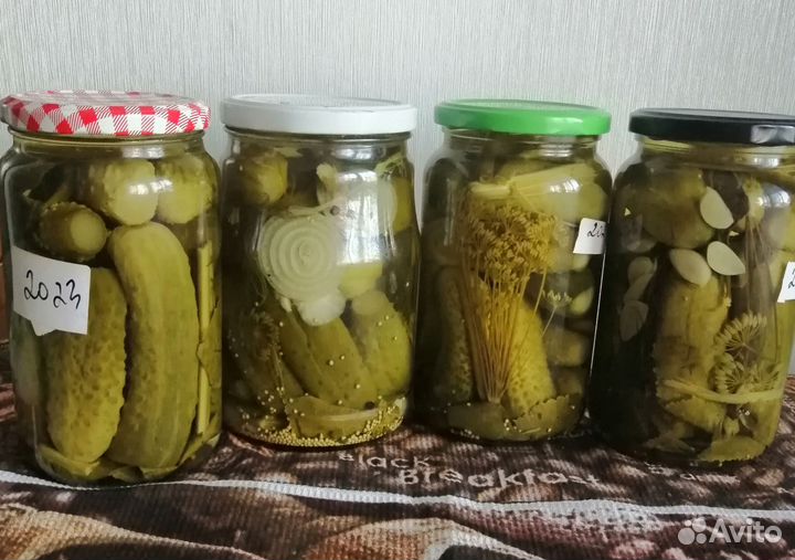 Огурцы маринованные домашние