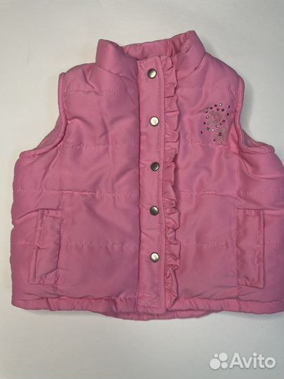 Жилетка на девочку 6 месяцев