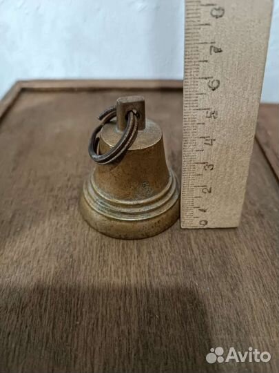 Колокольчик старинный бронза