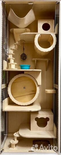 Витрина для шиншиллы дегу вольер клетка