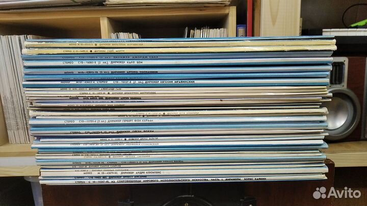 Коллекция виниловых пластинок 36 дирижёров 50 LP