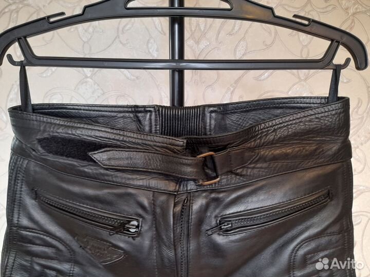 Мотоштаны кожаные