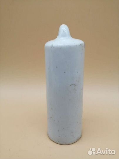 Старинная фарфоровая гиря для часов, выс. 13см mau