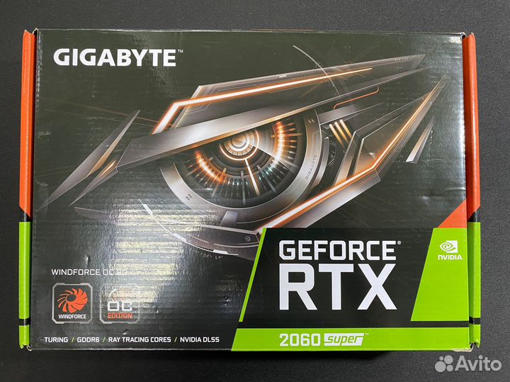 Gigabyte RTX 2060 Super Windforce вентиляторы 100