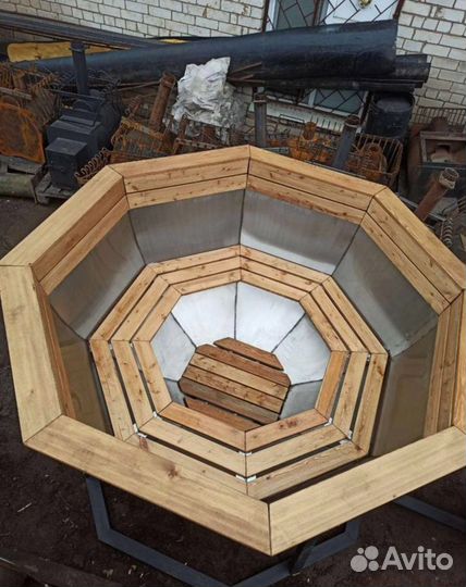 Банный чан на дровах для бани