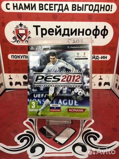 Диск PS3 PES 2012