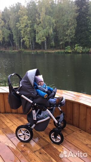 Коляска 2 в 1 marimex galant silver 3