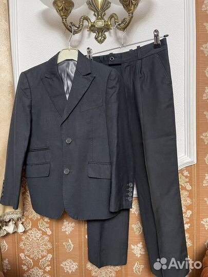 Школьный костюм Cильвер Сан, 128/132 серый