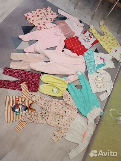 Вещи пакетом на девочку 68-80 р- ры