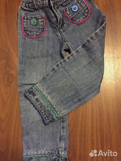 Джинсы для девочки 98 104