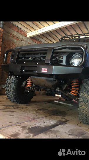 Бампер риф передний ваз Нива с защитной дугой