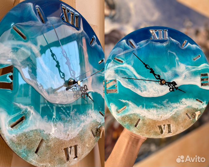Часы из эпоксидной смолы, мастер-классы по смоле
