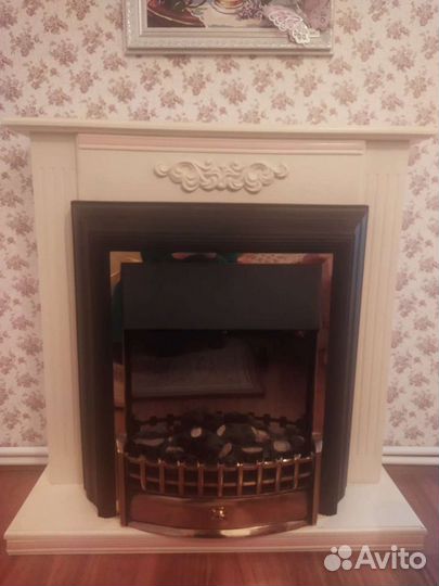 Электрический камин с порталом