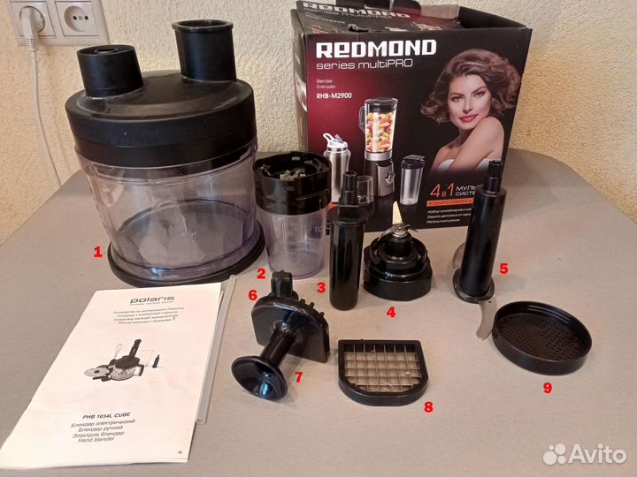 Запчасти для блендера Polaris PHB 1034L Cube