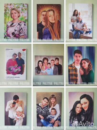 Портрет по фото на холсте Ярославль