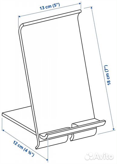 Икеа подставка для телефона бамбуковый шпон
