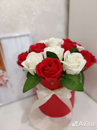 Букет из мыльных роз. Цветы