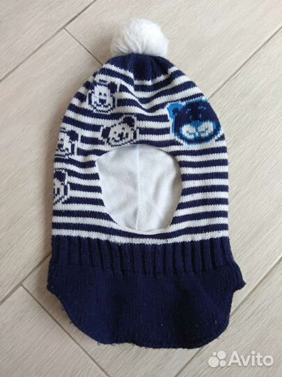 Шапка/шлем/Шерстяная/Флис/Зимняя