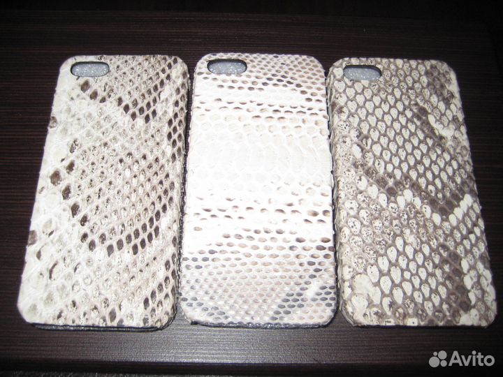 Бампер для iPhone 5 и 5s из натурального питона