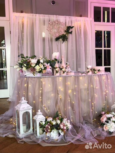 Декор свадебных банкетов