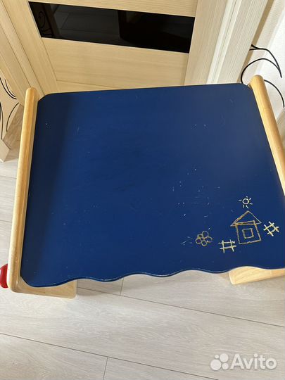 Детский столик и стульчик деревянный