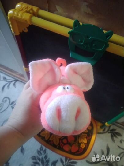 Розовая свинка