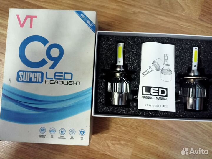 Лампочки h4 super led c9