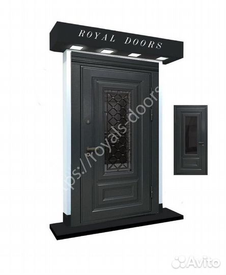 Парадная металлическая дверь