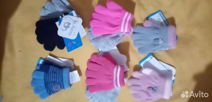 Перчатки, рукавички детские,раз1,новые