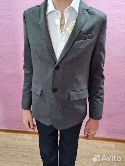 Пиджак классика школьный 152-164