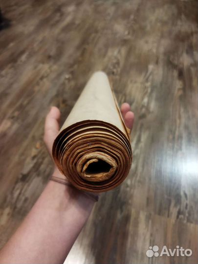 Миллиметровая бумага, в рулоне, оранжевая