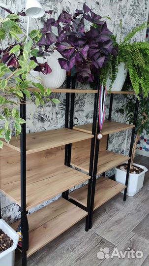 Стеллаж металлический в стиле лофт